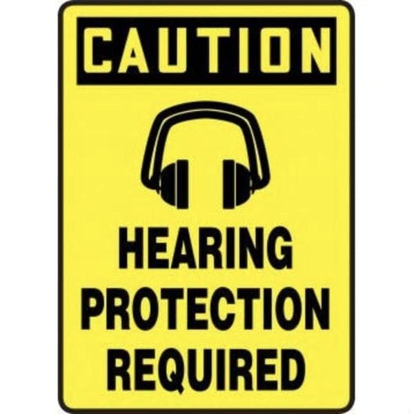 Accuform OSHA CAUTION Safety Sign HEARING MTDX663XT MTDX663XT - main